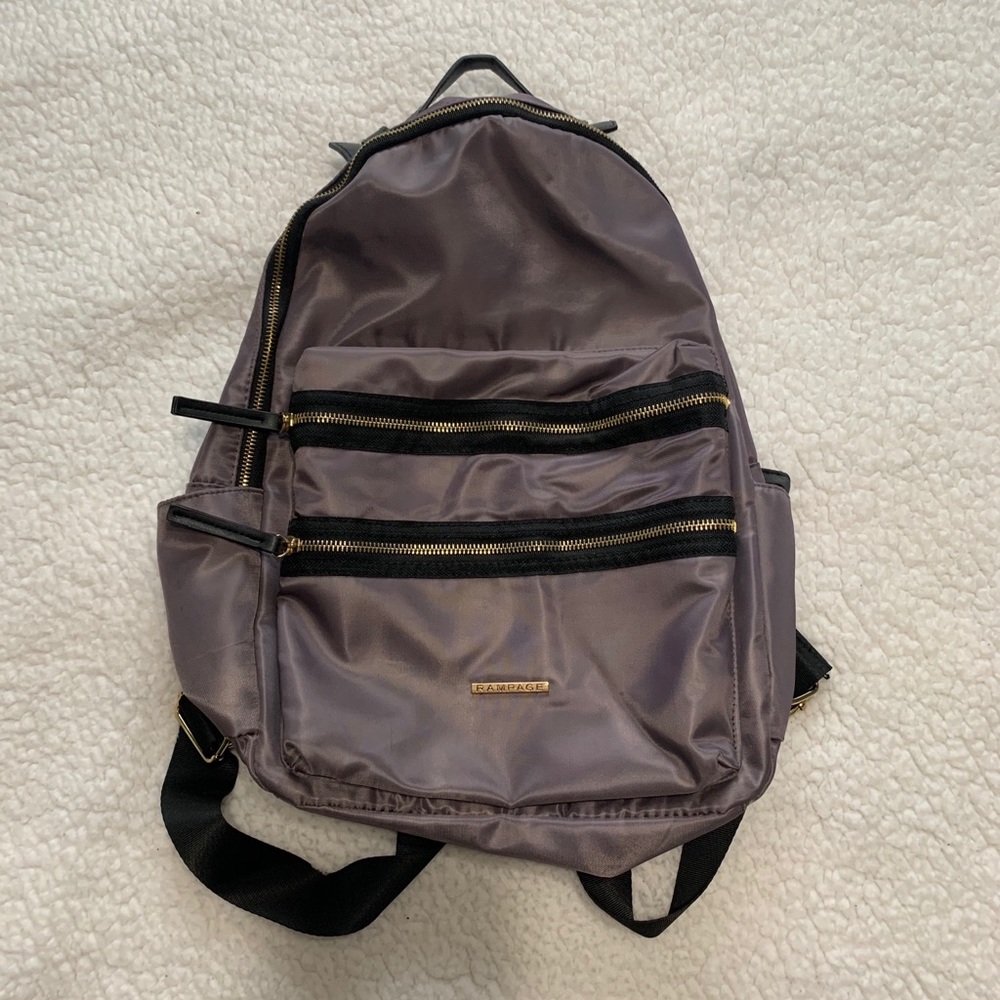 Grey backpack
